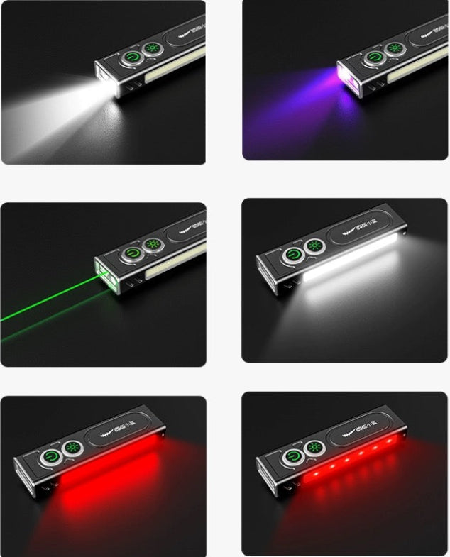 Cuboid budget flashlight